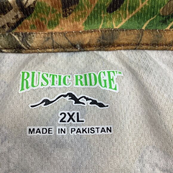 Realtree Mens Rustic Ridge Long Sleeve‎ Camo Hunting Shirt Size 2XL - Picture 5 of 7